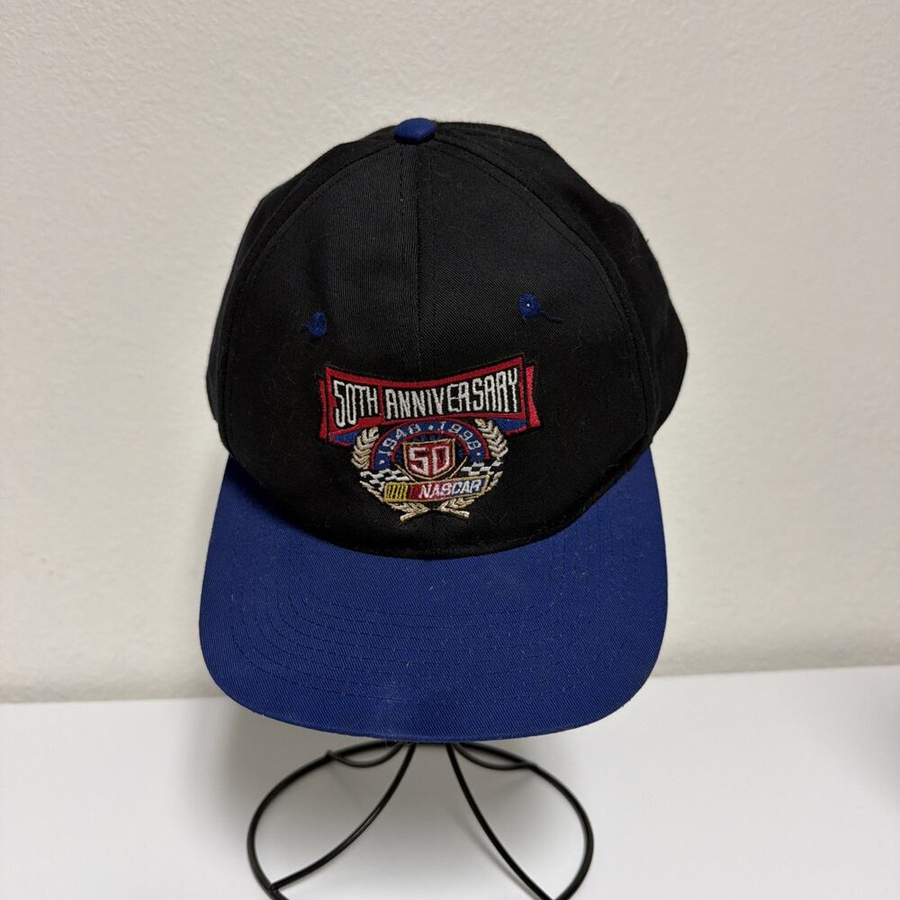 Vintage NASCAR 1948-1998 50th Anniversary Snapback Hat Cap Adult Racing 90’s VTG